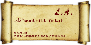 Löwentritt Antal névjegykártya